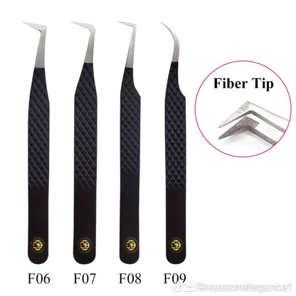 Fiber tip Eyelash tweezer